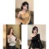 Oversize T Shirt For Women With Embroidery And Slant Neck For Spring Summer