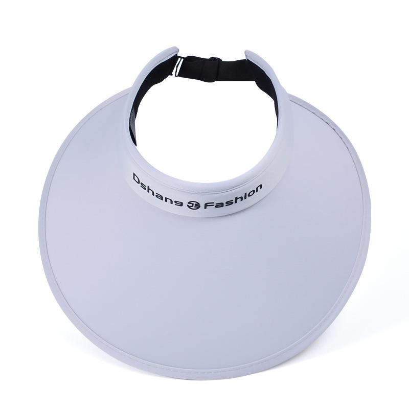 8465 Sommer-Schirmmütze mit Ventilator für Damen, Outdoor-Sonnenschutz, leere Oberseite, vielseitiger Mode-Sonnenschutz