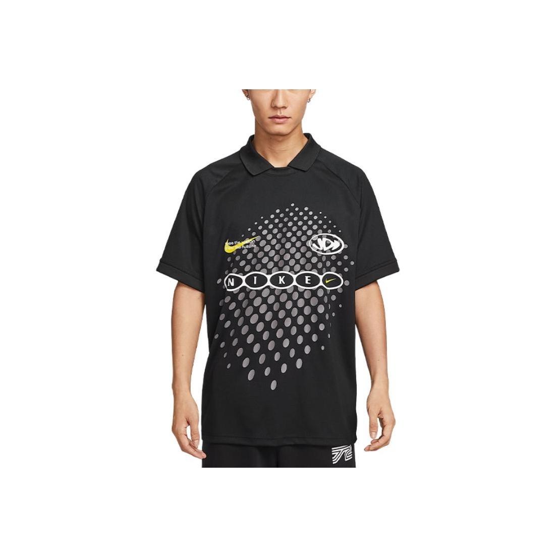 Nike Sportswear Dri-Fit Standard Fit Short Sleeve Polo Shirt Men Black IH4973-010 M