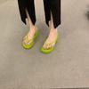 Thick-soled Flip-flops Shoes Women's Shoes Wear 2025 New Summer Spice Girl Fashion Fairy Style Sandals Slippers