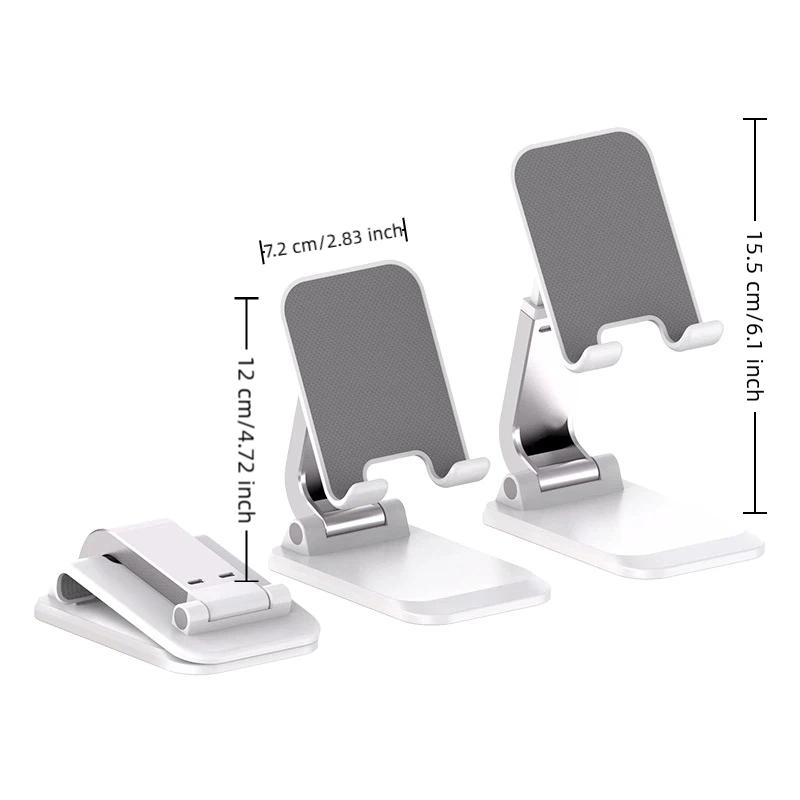 Faltbarer ABS Desktop Handy Ständer Für Smartphone Halterung Tablet Schreibtisch Handy Tragbar Skalierbare Halterung Halter