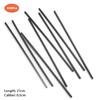 500Pcs Disposable Cocktail Straws 21/13Cm Black Long Short Wedding Party Supplie