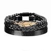 2026 Feather Bracelet European and American Reticulated Roman Numeral Bracelet Set