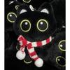 Little Black Cat Bag Pendant Cartoon Cute Animal Plush Doll Student Backpack Fashion Pendant Car Keychain Birthday Surprise Gift
