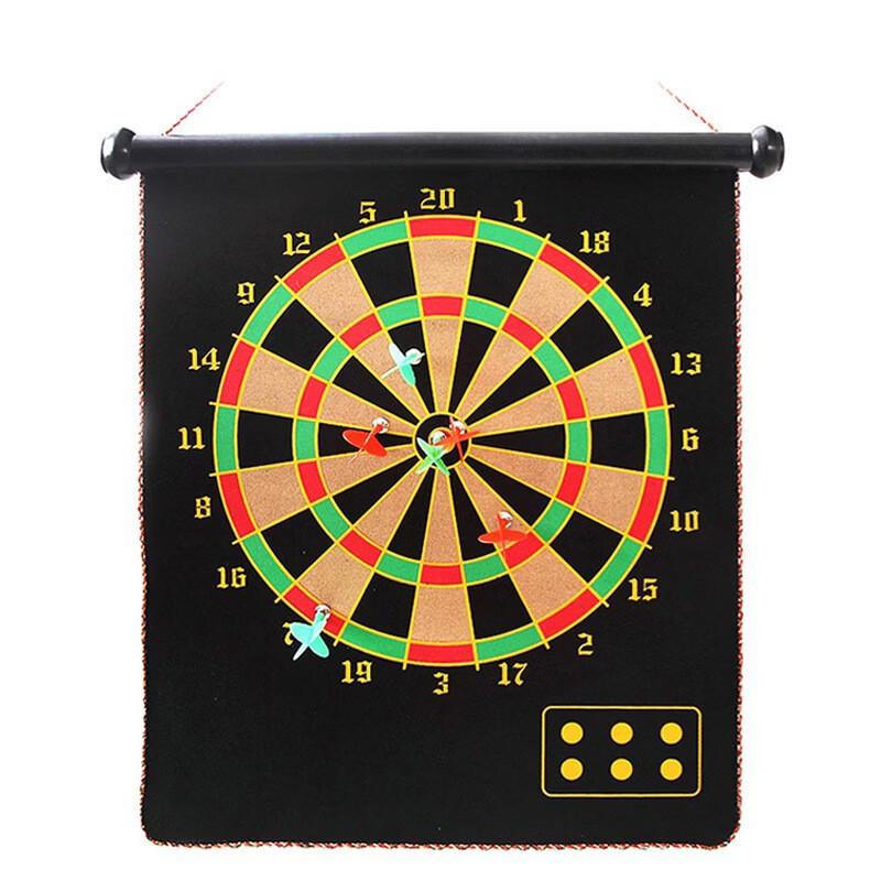 Short Cloud 17-inch Magnetic Dartboard Set