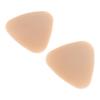 Triangle Sticky Bra Pads Water Proof Thin Edge Deep V Soft Reusable Adhesive Bra Inserts Pads 8cm