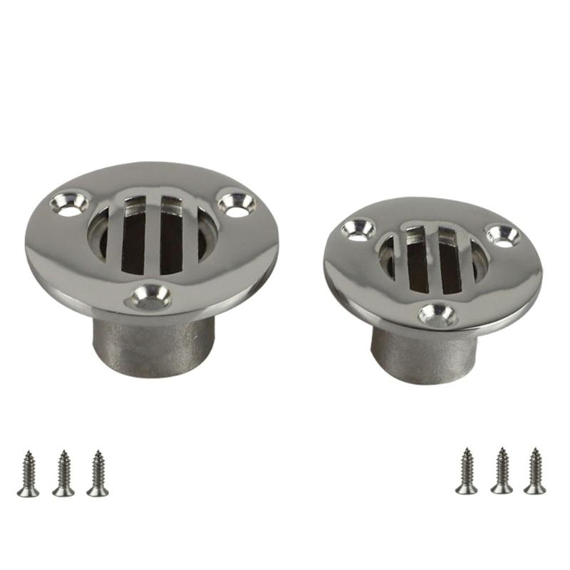 Nerezový odtok na palubě lodi vhodný pro odvodnění paluby kajaku jachet nebo odtok do koupelny 22 mm/25 mm potrubí
