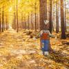 Standing Scarecrow 47.24inch Fall Scarecrows Decor for Yard Halloween Treats