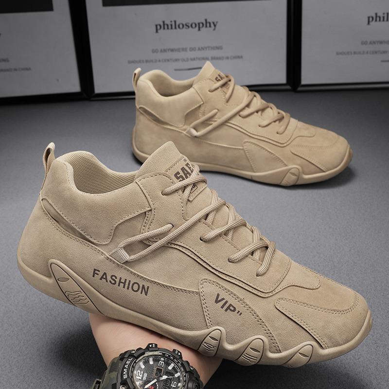 New Labor Protecti Men's Shoes Anti Slip Cstructi Site Work Clothes Shoes Men's Outdoor Leisure Sports Board Shoes Trendy Shoes