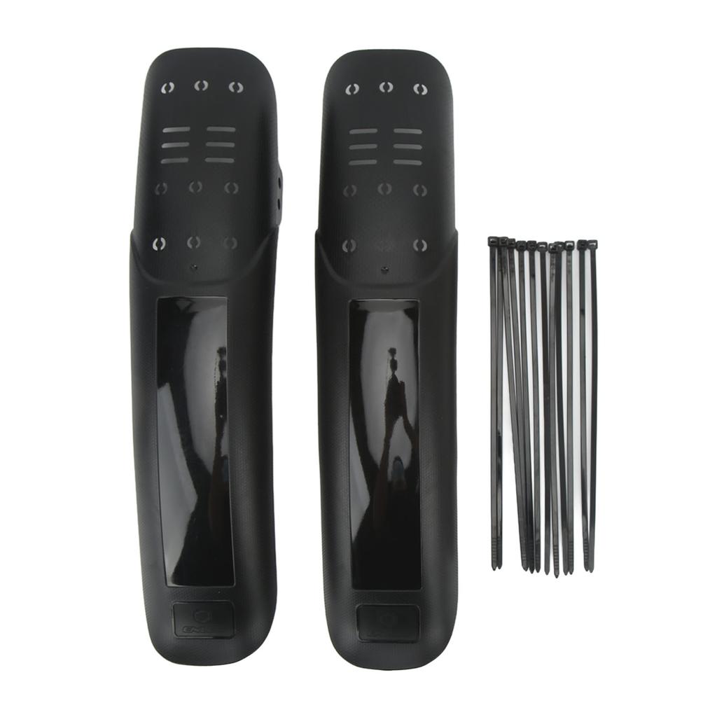 ENLEE 2PCS Mountain Bike Fender Set Universal Lengthened Hard Shell Plastic and Resin Bike Mud