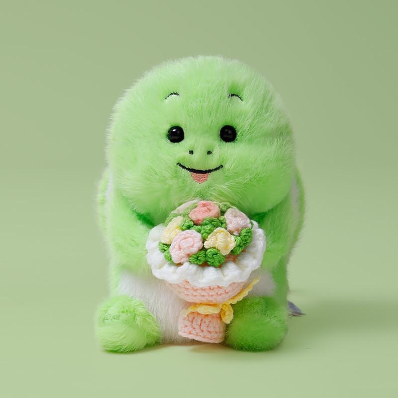 Kara Fox Cat Plush Toy With Flower Holder For Kids Room Decor And Giftgiving