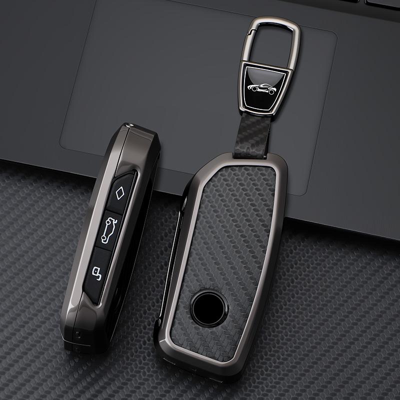 Zinc Alloy Car Key Case Cover Shell Fob For Bmw I7 X7 G07 Lci Ix I20 X1 U11 7 Series G70 G09 Xm U06 G81 M3 Remote Protector