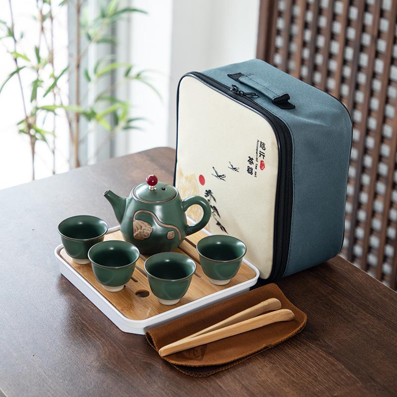 Firemní dárkový tisk kreativní cestovní čajová souprava keramická souprava praktické otevření společnosti levné dárky pro zákazníky