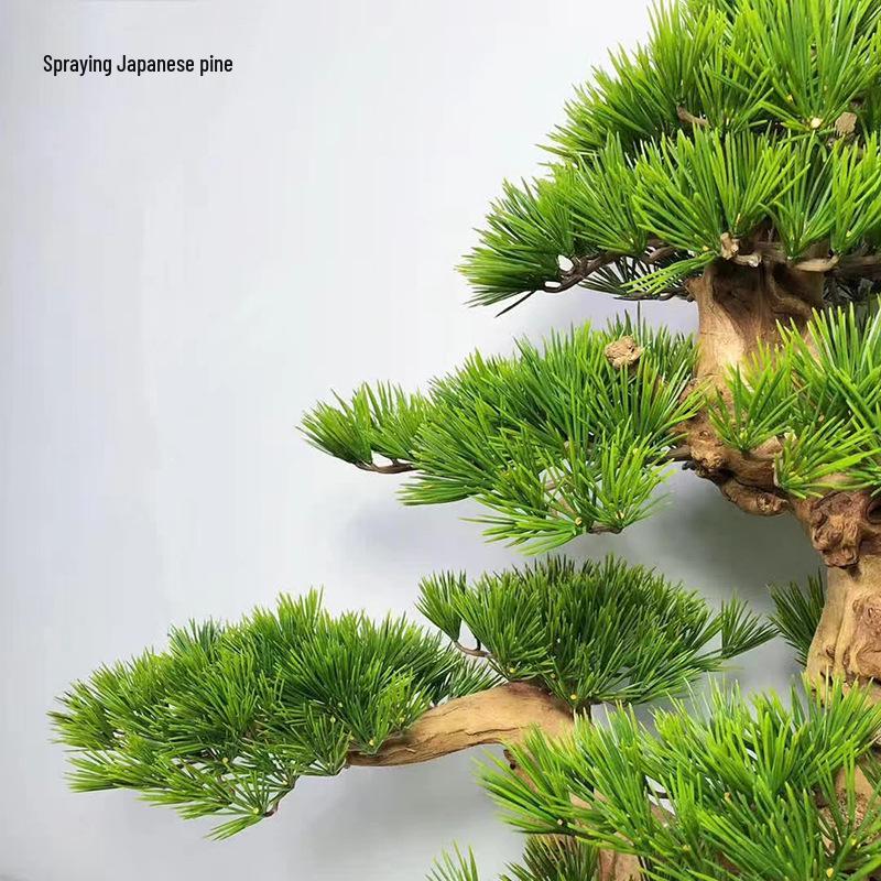 Ramură Artificială de Pin cu Frunze de Arțar și Accente de Chiparos