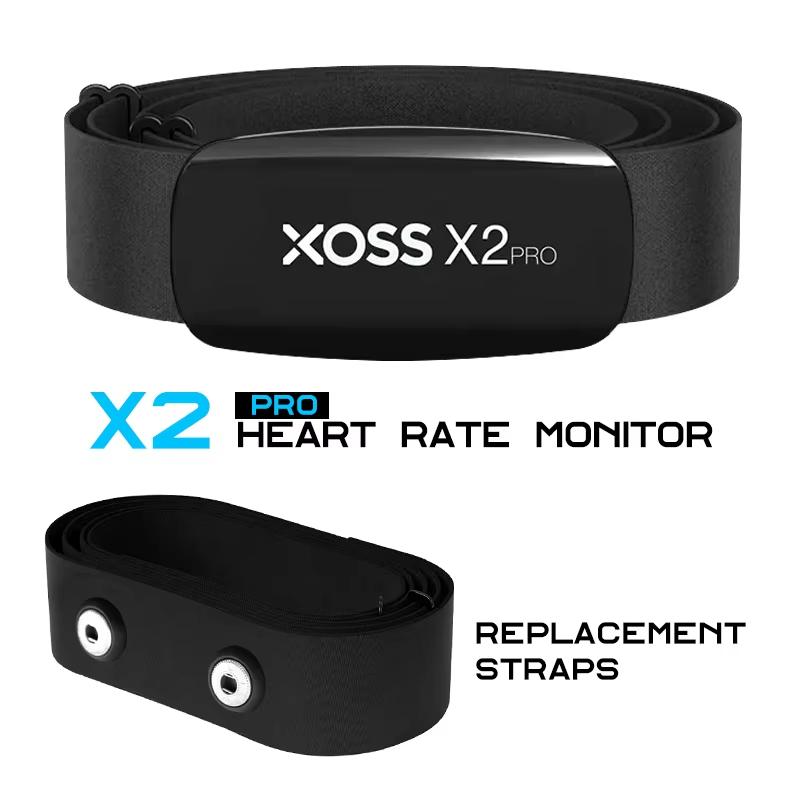 

XOSS X2 Pro Chest Strap Heart Rate Sensor Waterproof Bluetooth ANT+ Health Fitness Smart Bicycle Monitor жёлтый
