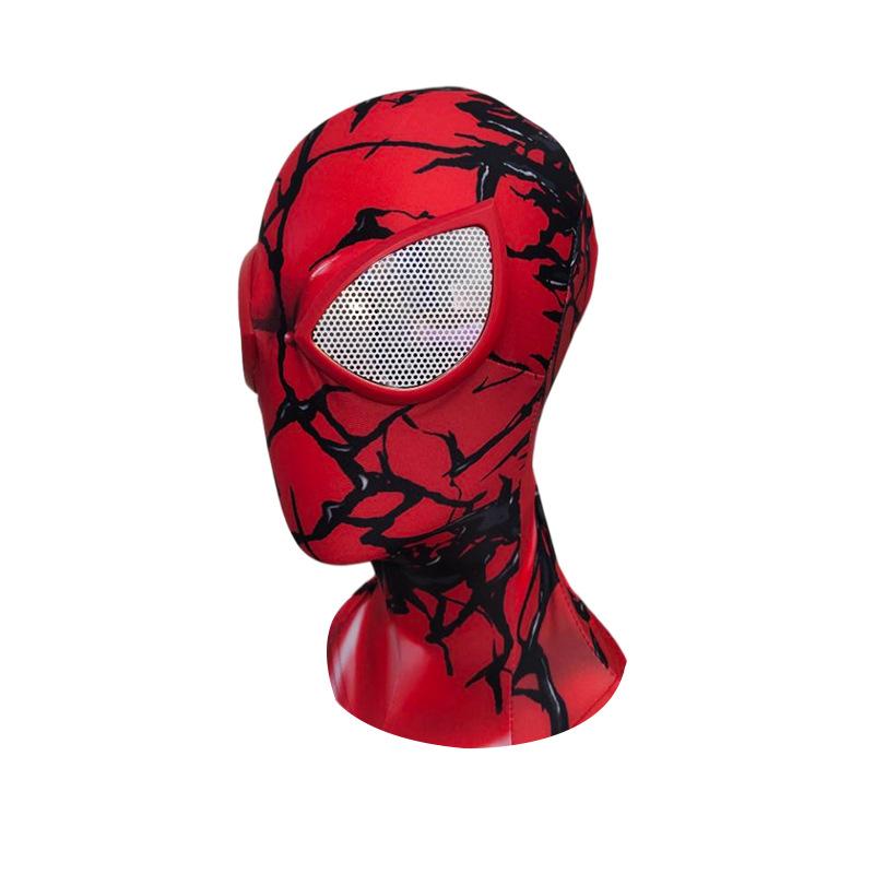 Erwachsenenmaske Spinnenkopfbedeckung Lustige Gesichtsmaske TikTok Live-Stream Requisite Albernes Kostüm Avengers Stil Party Cosplay Kapuze
