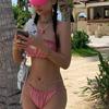 2024 High-End Women's Solid Color Bandeau Bikini - Perfect for Hot Spring Vacations