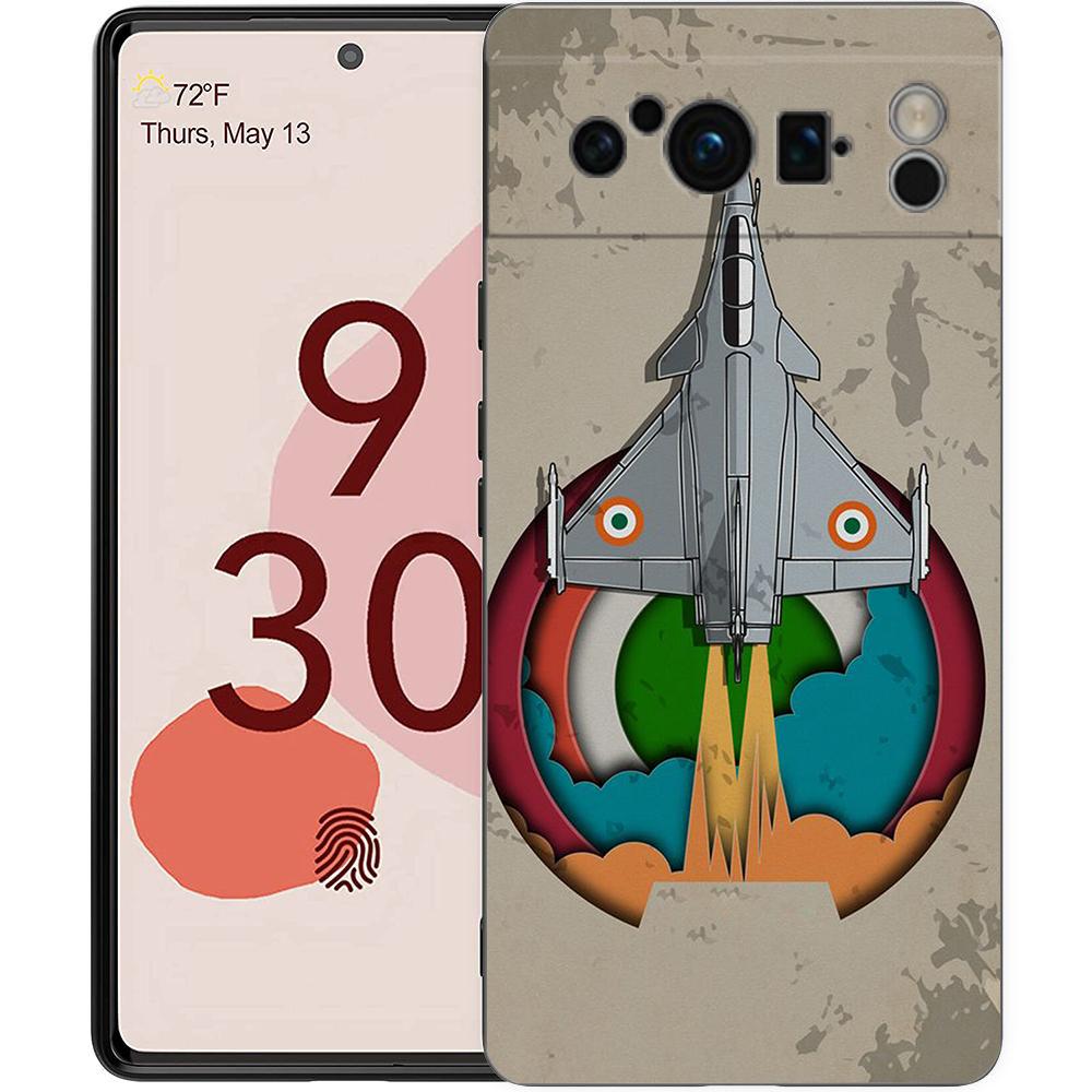 

Fighter Planes Phone Case For Google Pixel 8 7 6 Pro 8A 6A 7A 5G Soft Silicone Shockproof TPU Black Cover Fundas Pixel 7A