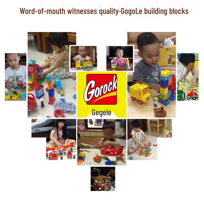 Large Building Blocks Puzzle Toy for Girls, Ages 3-6 - Early Education & Playhouse Gift
