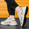 Men's casual running shoes breathable mesh soft sole sports shoes four season student comfort outdoor sports shoes male sneakers