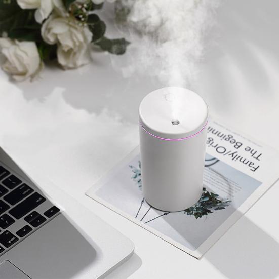 Bærbar luftfukter Rett kopp Design USB Mute Cool Mist Luftfukter Bilforstøver for hjemmet
