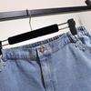 Size Hole Summer Plus Temperament Denim Shorts Womens Casual Denim Shorts Loose High Waist Jeans Shorts