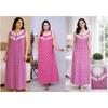 Women Nightwear Sleeveless Cotton Gown Beautiful Printed Sleepwear Maxi Nighty