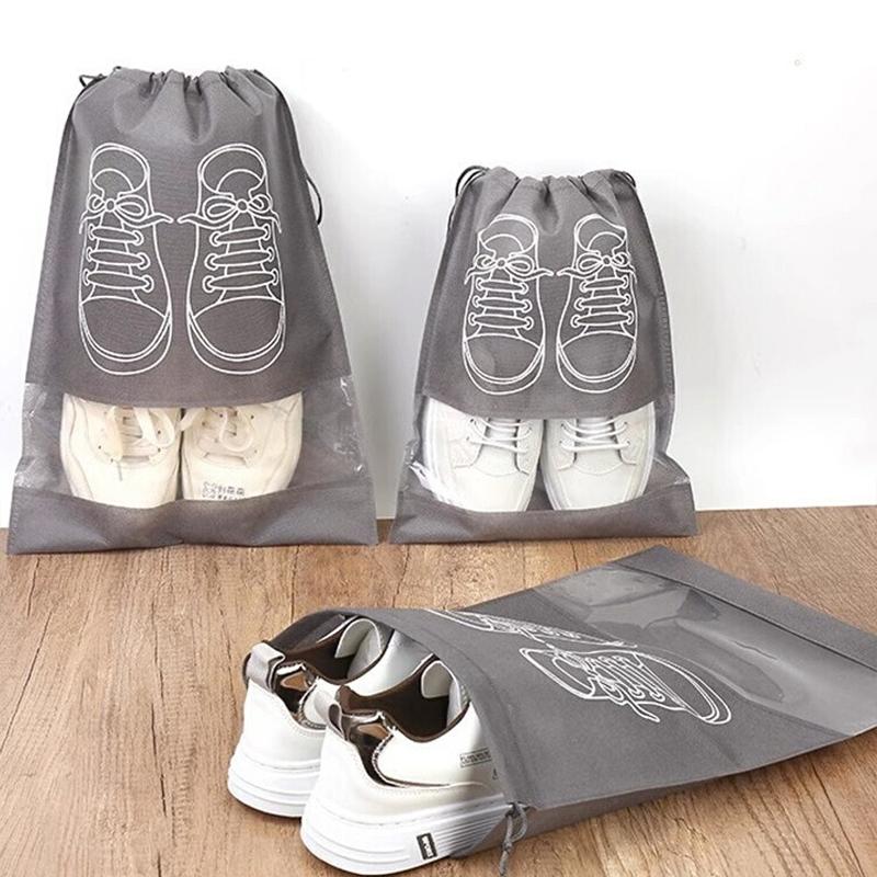 5/10PCS Shoes Storage Bags Non-woven Travel Portable Shoe Storage Bags Waterproof Shoe Cover Pouch Shoes Organizer Bag