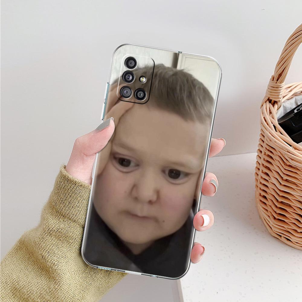 Phone Case For Samsung A15 A13 A35 A55 A51 A71 A41 A31 A21S A05 A17 A23 A25 A33 A53 A73 5G A07 4G Cover Funny Babaite Hasbulla