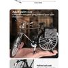 New 1/10 Miniature Alloy Model Bicycle Diecast Metal Bike Adult Simulation House Decor Fun Crafts Collection Ornaments Gifts