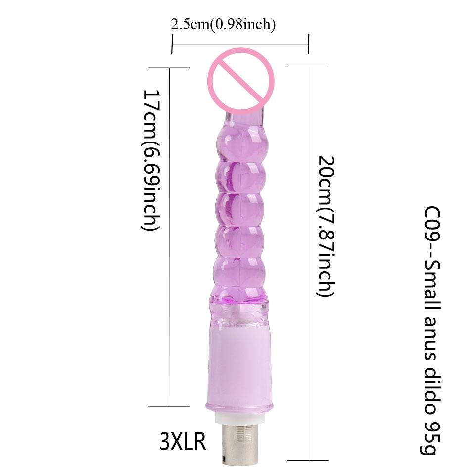 DTSUDU Sex Machine Accessory For Sex Machine, With 3XLR Connector, Toy Suction Cup, Adjustable Length Angle Accessory