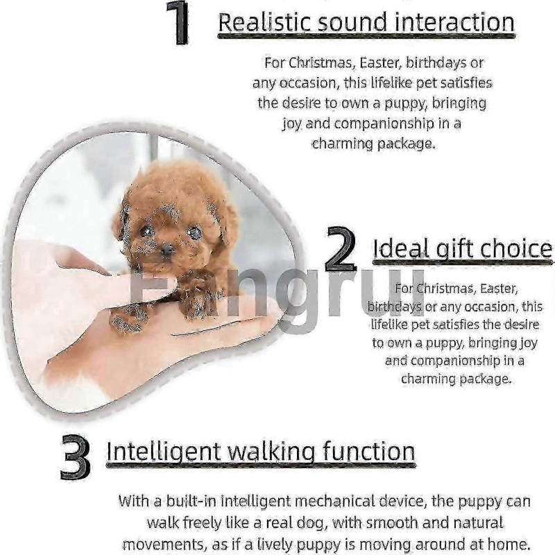 Pro robotického psa Pro dospělé AI robotický pes Můj realistický robotický štěně, které se chová jako skutečné štěně Chůze - Novinka