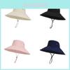 Outdoor Wide Brim Sun Hat With Adjustable Fit For Hiking And Camping