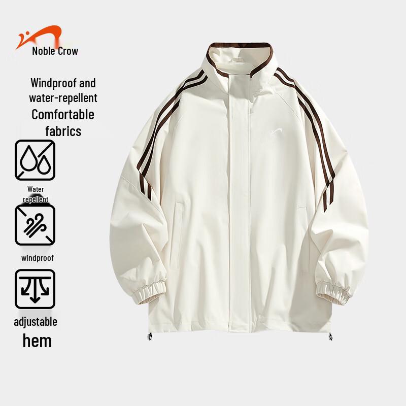 Guirenniao Unisex Windproof Water-Repellent Casual Jacket