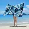 New, Double-sided Velvet Beach Towel Quick-drying Sports Towel Printed Bath Towel