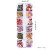 Celebrate Christmas Halloween Nail Sequins Wood Pulp Nail Art Flower for Butterf