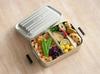 Skater Aluminum Lunch Box AFT6B-A 600ml Fluffy Serving Silver