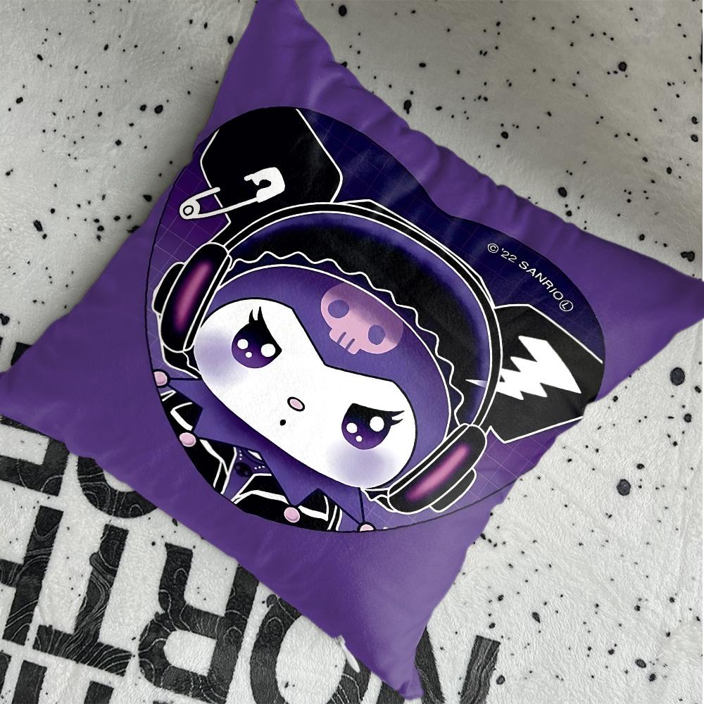 Kawaii KKuromi Pillowcase Cushion Cover x Ornamental Pillows Christmas Decoration  Personalized Gift Nordic Home