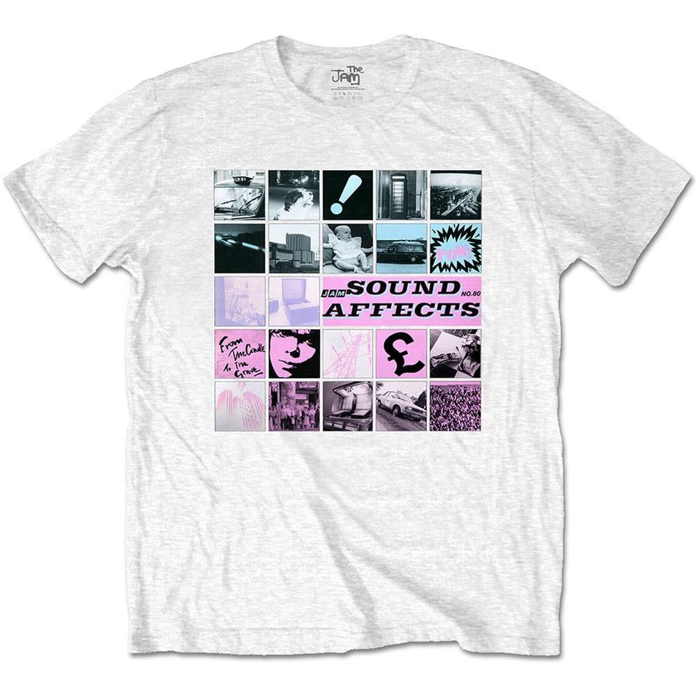 Men s Jam Sound Affects Slim Fit T-shirt X-Large White L