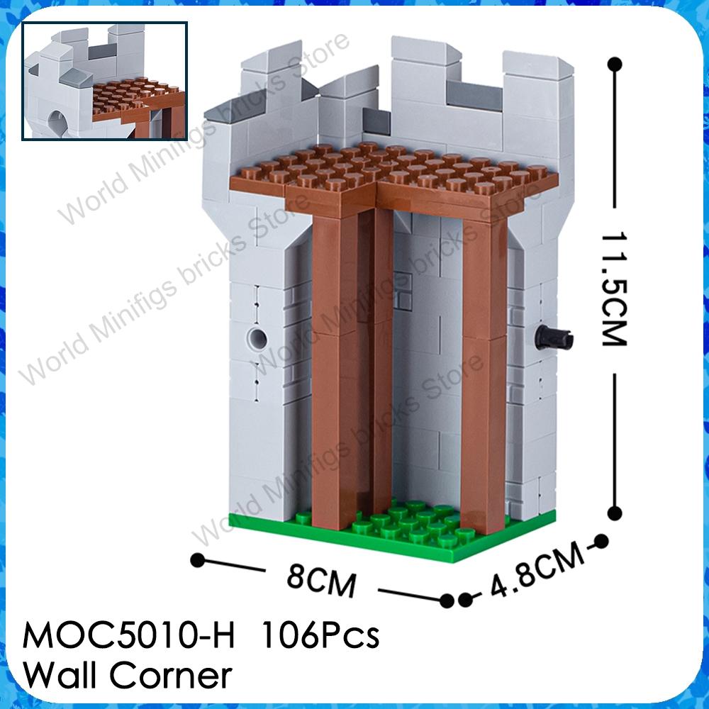 MOOXI MOC Medieval Military Castle Bricks Gate Wall Catapult Ship Building Blocks Set Assembly Toys For Children Adults DIY Gift