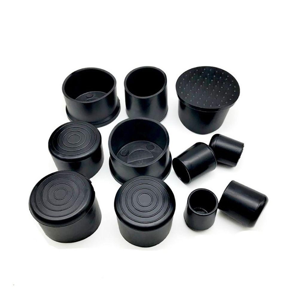 1Pcs Table Bottom Cover Round Tube Plug Furniture Feet Tubing End Covers New Chair Leg Caps