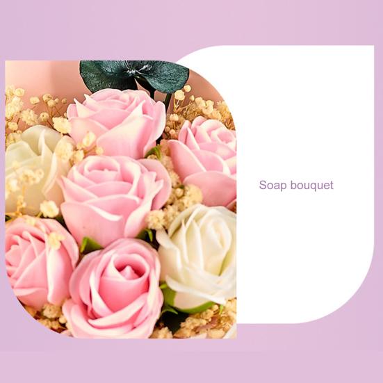 Artificial Rose Bouquet with LED Light Glass Dome Cover Eternal Flower Decoration Women Wife Girlfriend Anniversary Valentine's Day Mother's Day Gift