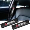 Car Shoulder Cover Cushion Seat Belt Pad Seat Belt Cover For Mitsubishi Outlander Ralliart ASX Pajero Lancer Space Star Eclipse