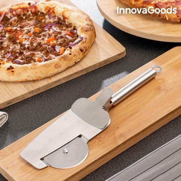 Pizza-Schneider 4 in 1 - INNOVAGOODS - Nice Slice - Edelstahl - 28 x 4 x 9 cm