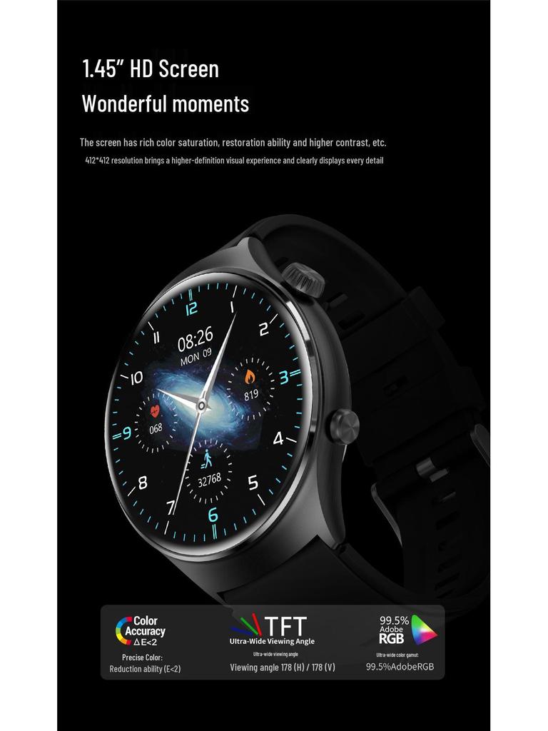 GT5 Pro Smartwatch: HD Bluetooth Call, Waterproof, NFC, Sports Bracelet