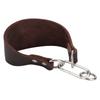 Durable Portable Widen Pet Collar for Small Dog Greyhound Whippet with Rivet Fixing Brown