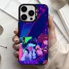 Game D-Deltarune-E  Phone Case For iPhone17,16,15,14,13,12,11 Plus,Pro Max Black Candy silver phone case
