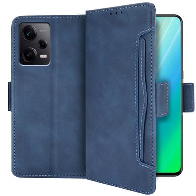 Flip Case for Xiaomi Redmi Note 12 Pro 5G, Card Slot, Navy Blue