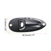 uxcell Guitar Input Jack Socket Plate Output Load Jack Black Replacement Parts for Electric Guitar