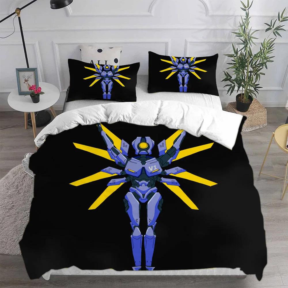 Game Ultrakill Bedding Sets Comforter Quilt Bed Cover Duvet Cover Pillow Case Eu Single Us Twin 2-3 Pieces Sets Kids Adult Size